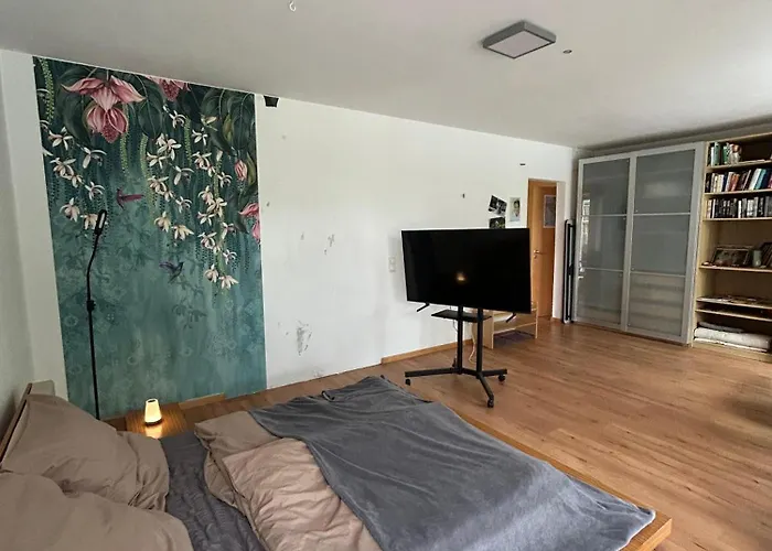 Separate Area Mit Schlafzimmer Und Badezimmer Konukevi *